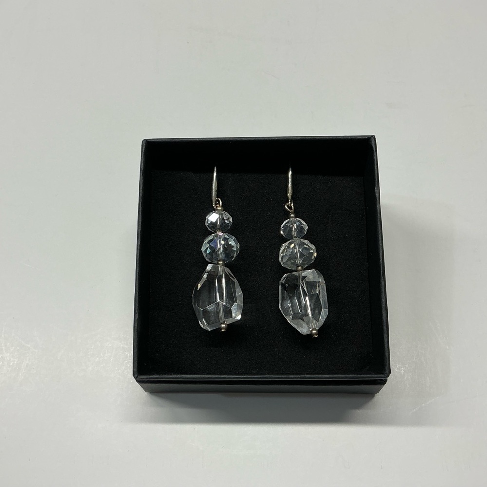 Handmade Austrian Crystal Free Form Rock Crystal
